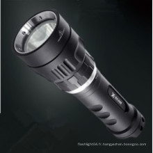 Rechargeable Aluminium XML T6 led torche lumière longue distance